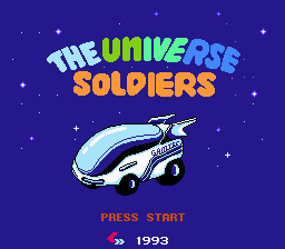 The Universe Soldiers Title Screen